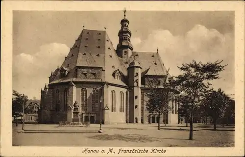 Ak Hanau am Main, Französische Kirche