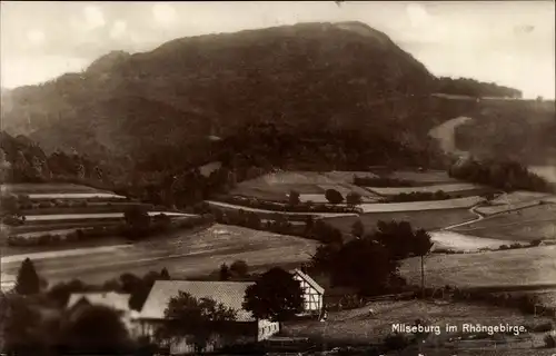 Ak Hofbieber in der Rhön, Milseburg, Bauernhäuser, Das hessische Bergland, Reihe 16 Bild 2