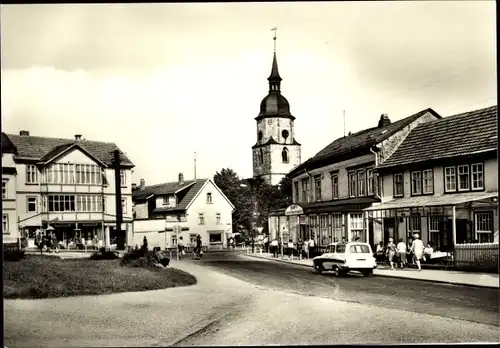 Ak Friedrichroda im Thüringer Wald, Tabarzer Straße, Kirche