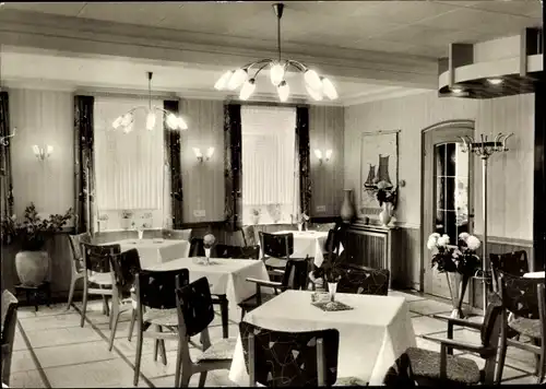 Ak Krombach Kreuztal in Westfalen, Hotel Krombacher Hof, Speisesaal