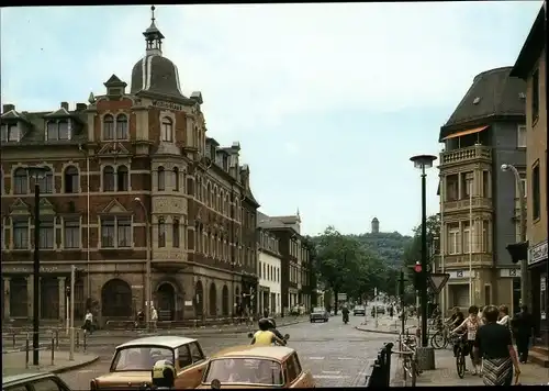 Ak Radebeul in Sachsen, West, Straßenpartie, Passanten