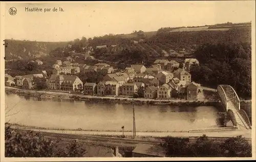 Ak Hastière Wallonien Namur, Vue générale