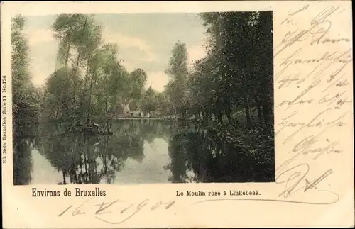 Ak Linkebeek Flämisch Brabant, Le Moulin rose