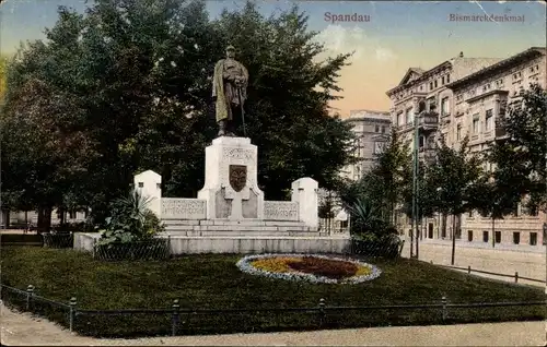 Ak Berlin Spandau, Bismarckdenkmal