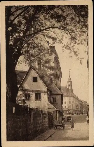 Ak Dresden Neustadt, Blick nach dem Neustädter Rathaus