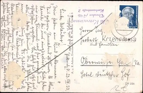 Ak Dresden Pillnitz, Gasthaus Goldener Löwe, Außenansicht