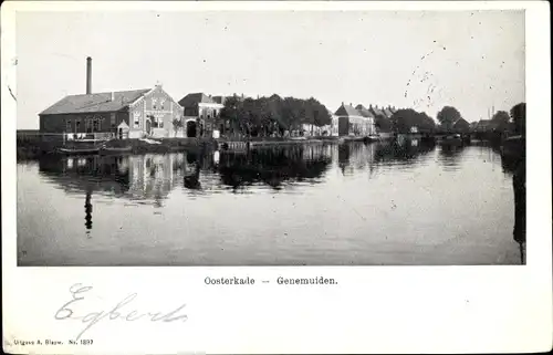 Ak Genemuiden Overijssel Niederlande, Oosterkade