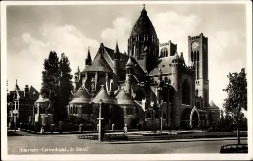 Ak Haarlem Nordholland Niederlande, Cathedraal St. Bavo