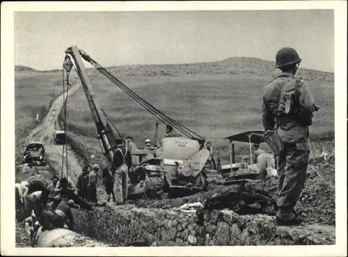 Ak Algerien, armée de pacification, les travaux d'equipement