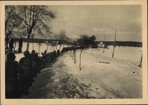 Ak L'avance sur Cernay, janvier 1945, Liberation