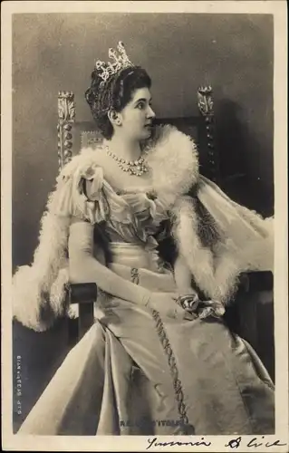 Ak Königin Elena von Italien, Elena von Montenegro