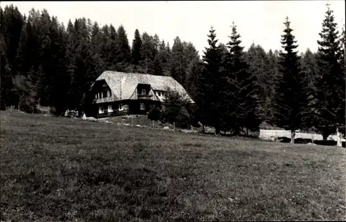 Ak Obdach Steiermark, Judenburgerhütte am Wald