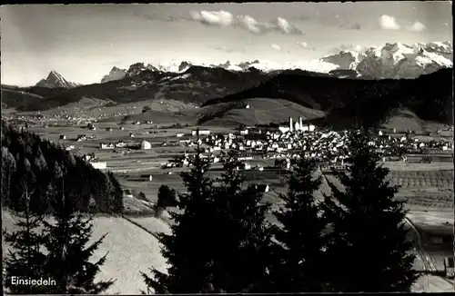 Ak Einsiedeln Kanton Schwyz Schweiz, Gesamtansicht