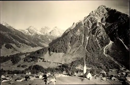 Ak Mittelberg im Kleinwalsertal Vorarlberg, Panorama, Schafalpenköpfe