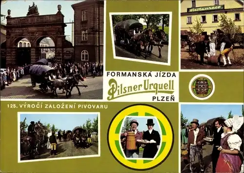 Ak Plzeň Pilsen Stadt, Pilsner Urquell