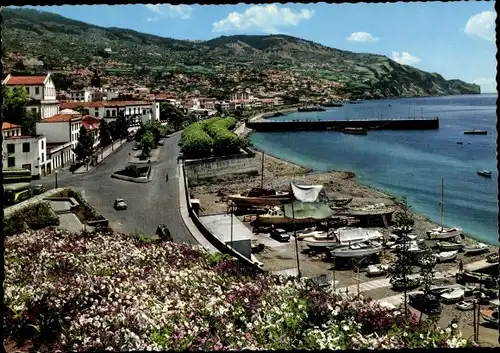 Ak Funchal Insel Madeira Portugal, Teilansicht