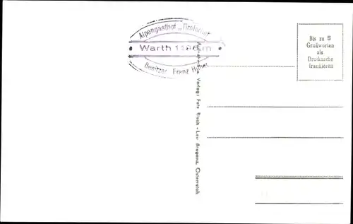 Ak Warth in Vorarlberg Österreich, Ortsansicht, Widderstein