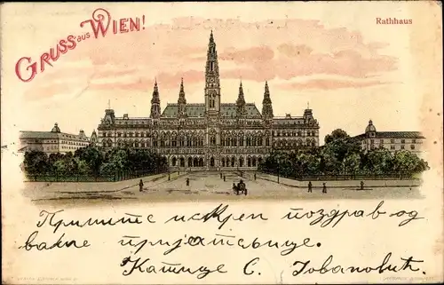 Litho Wien, Rathaus