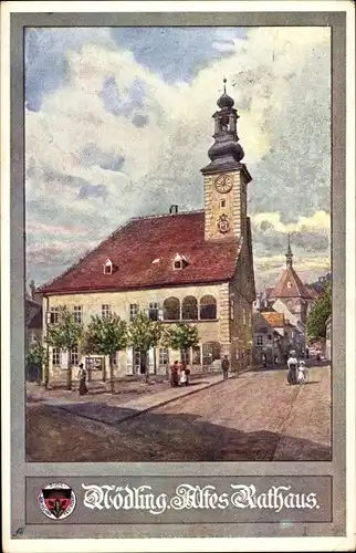 Künstler Ak Mödling in Niederösterreich, Altes Rathaus