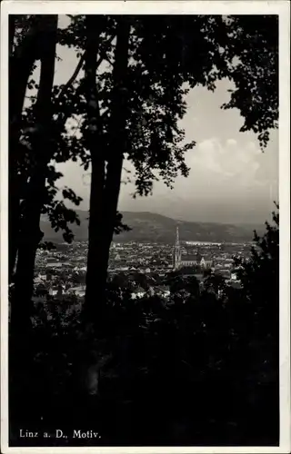 Ak Linz an der Donau Oberösterreich, Gesamtansicht