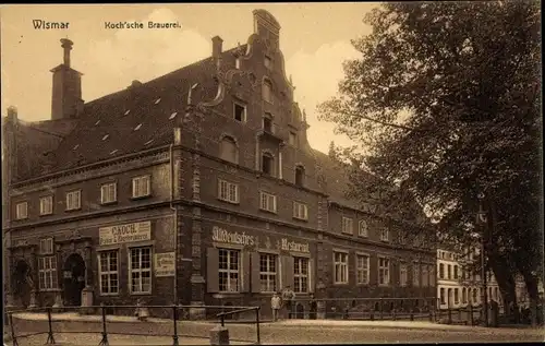 Ak Hansestadt Wismar, Koch'sche Brauerei