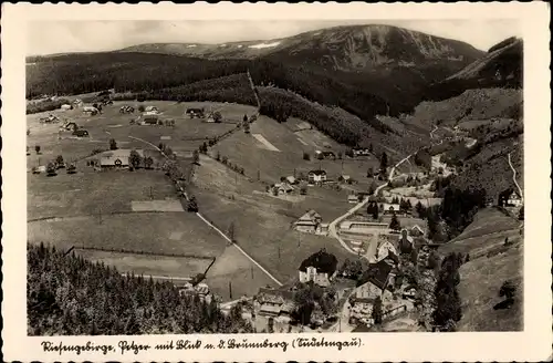 Ak Pec pod Sněžkou Petzer Riesengebirge Region Königgrätz, Gesamtansicht