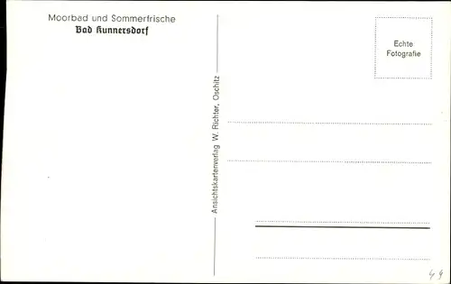 Ak Lázně Kundratice Kunnersdorf Osečná Reg. Reichenberg, Erholungsheim, Kurhaus