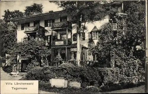 Ak Tegernsee in Oberbayern, Villa Lärchenwald