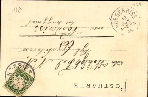 Präge Passepartout Ak Lenggries in Oberbayern, Panorama mit Geigerstein