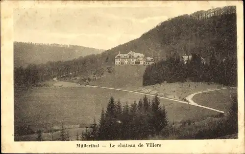 Ak Müllerthal Waldbillig Luxemburg, Le chateau de Villers