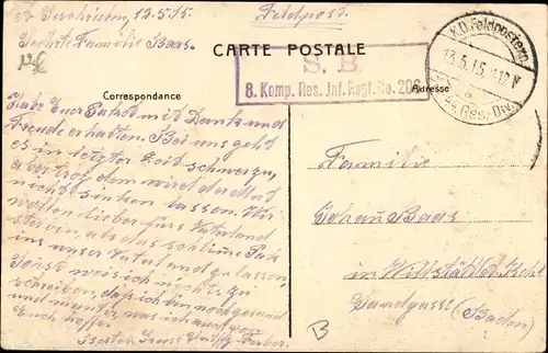 Ak Middelkerke Westflandern, Panorama, Fluss, Kühe