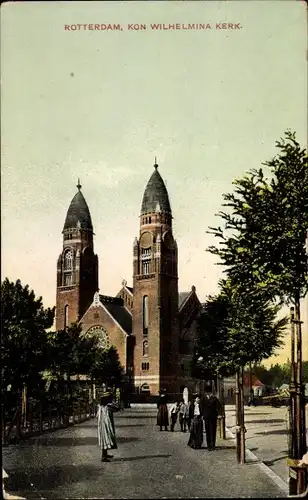 Ak Rotterdam Südholland Niederlande, Kon Wilhelmina Kerk