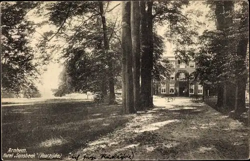 Ak Arnhem Gelderland Niederlande, Hotel Sonsbeek (Voorzijde)