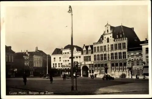 Ak Bergen op Zoom Nordbrabant Niederlande, Grote Markt