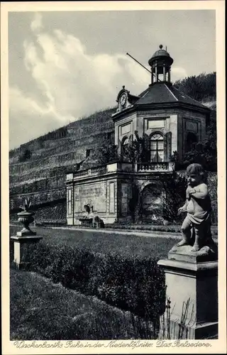 Ak Niederlössnitz Radebeul, Wackerbarths Ruhe, Das Belvedere