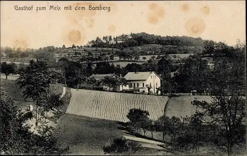 Ak Dresden Pillnitz, Gasthof zum Meix, Borsberg Umgebung