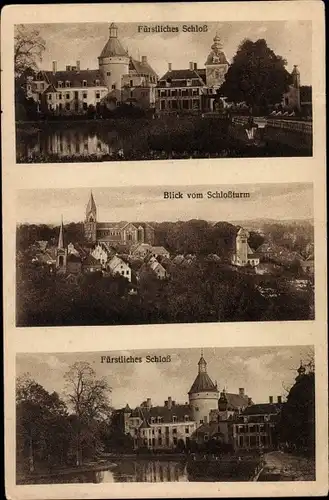 Ak Anholt Isselburg in Westfalen, Fürstliches Schloss, Außenansicht, Blick vom Schlossturm