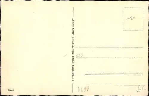 Ak Saarbrücken im Saarland, Winterbergdenkmal