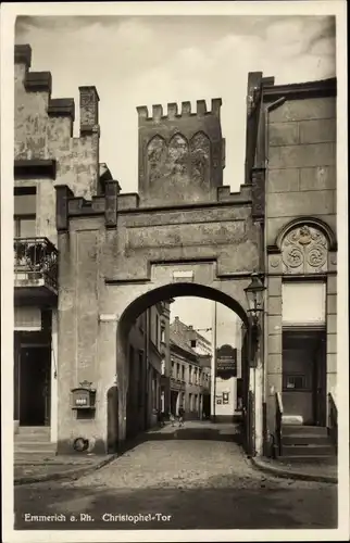 Ak Emmerich am Niederrhein, Christophel-Tor