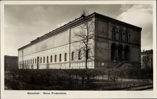 Ak München, Neue Pinakothek, Außenansicht