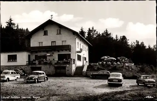 Ak Regen im Bayerischen Wald, Hotel Pension Seerose, Außenansicht