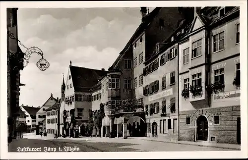 Ak Isny im Allgäu Baden Württemberg, Butter u. Käshandlung, Arkaden