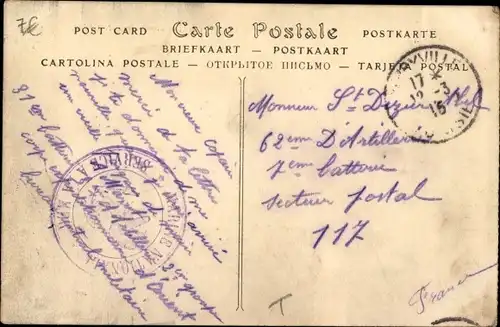 Ak Bizerte Ferryville Tunesien, Arsenal de Sidi Abdallah, l'hopital maritime