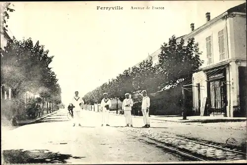 Ak Menzel Bourguiba Ferryville Tunesien, L'Avenue de France