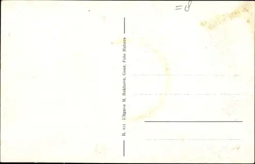 Ak Goor Overijssel, Grootestraat met Twentsche Bank