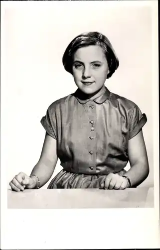 Ak Soestdijk, Prinzessin Margriet der Niederlande, Portrait 1956