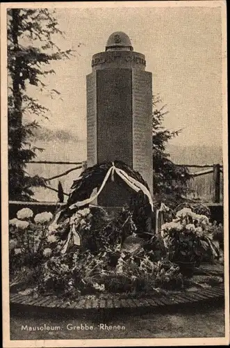 Ak Rhenen Utrecht, Mausoleum Grebbe