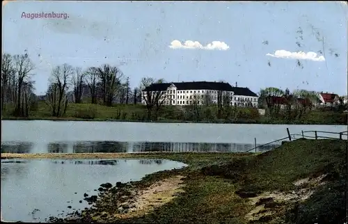 Ak Augustenborg Augustenburg Sønderborg Sönderborg Dänemark, Teilansicht