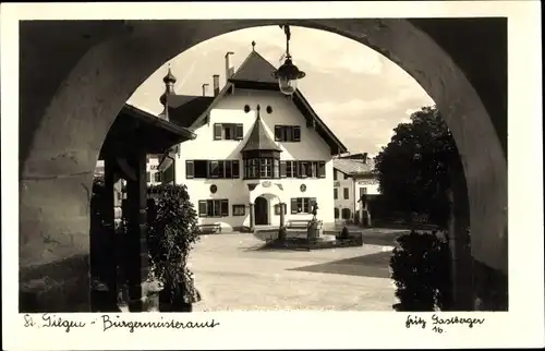 Ak Sankt Gilgen in Salzburg, Bürgermeisteramt