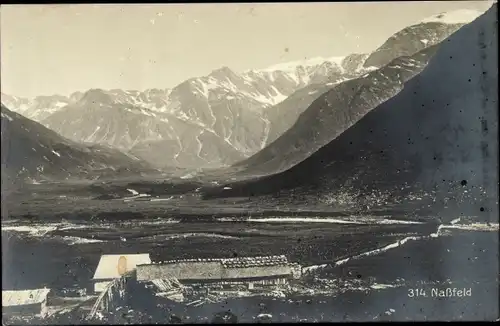 Ak Nassfeld bei Bad Gastein Salzburg Österreich, Landschaft, Haus